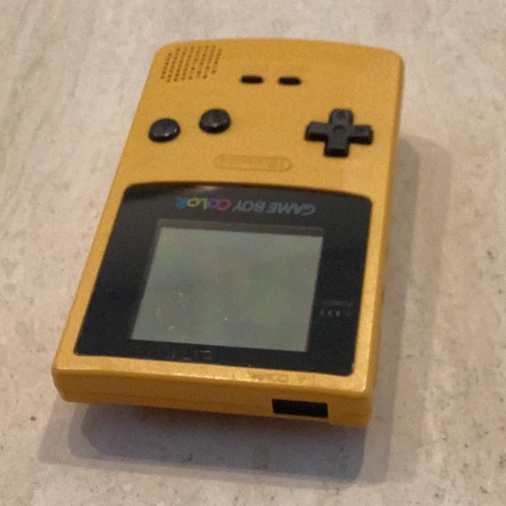 Nintendo Game Boy Color Console System Handheld Dandelion Yellow Gameboy - Picture 8 of 16